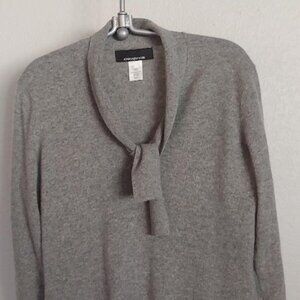 Grey cashmere sweater -Large